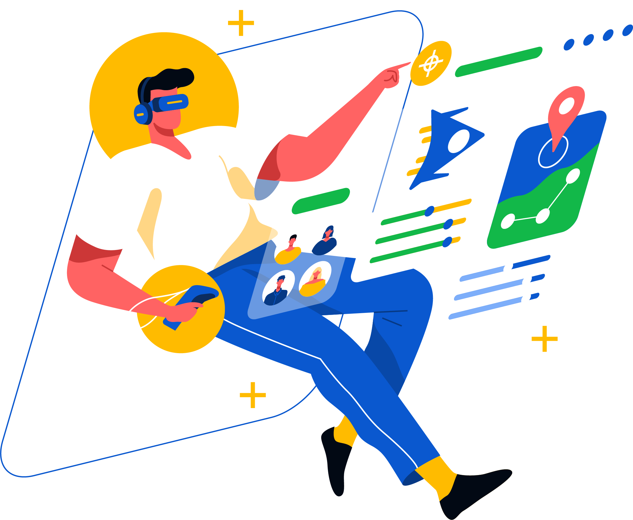 ilustracao metaverso