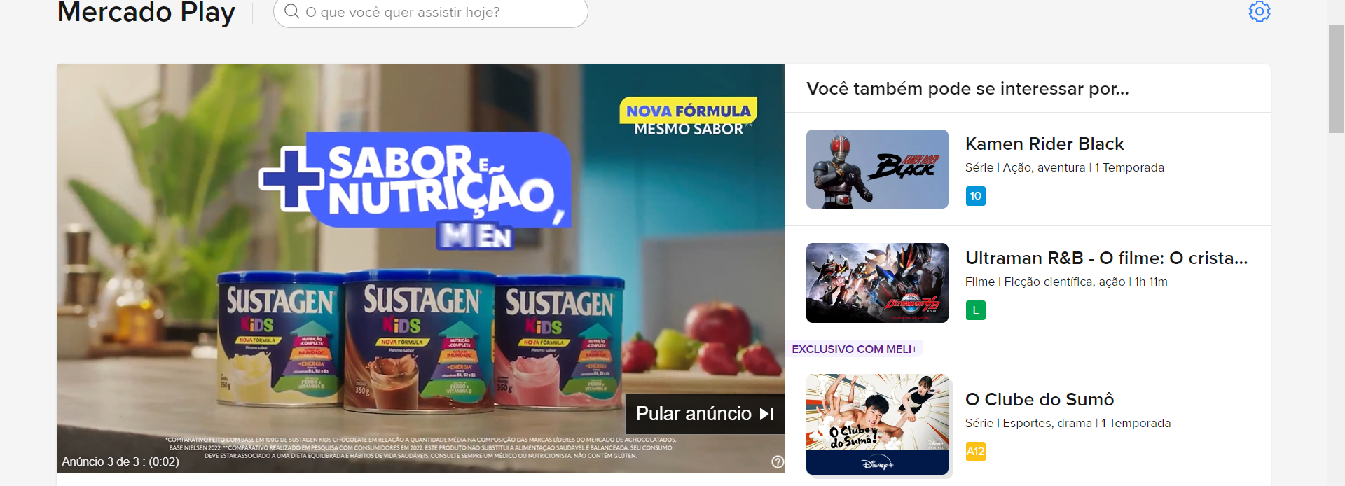 Video Ads Mercado Livre
