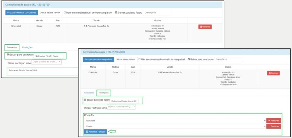 Compatibilidade de Peças Automotivas no Mercado Livre Hub Plugg.To